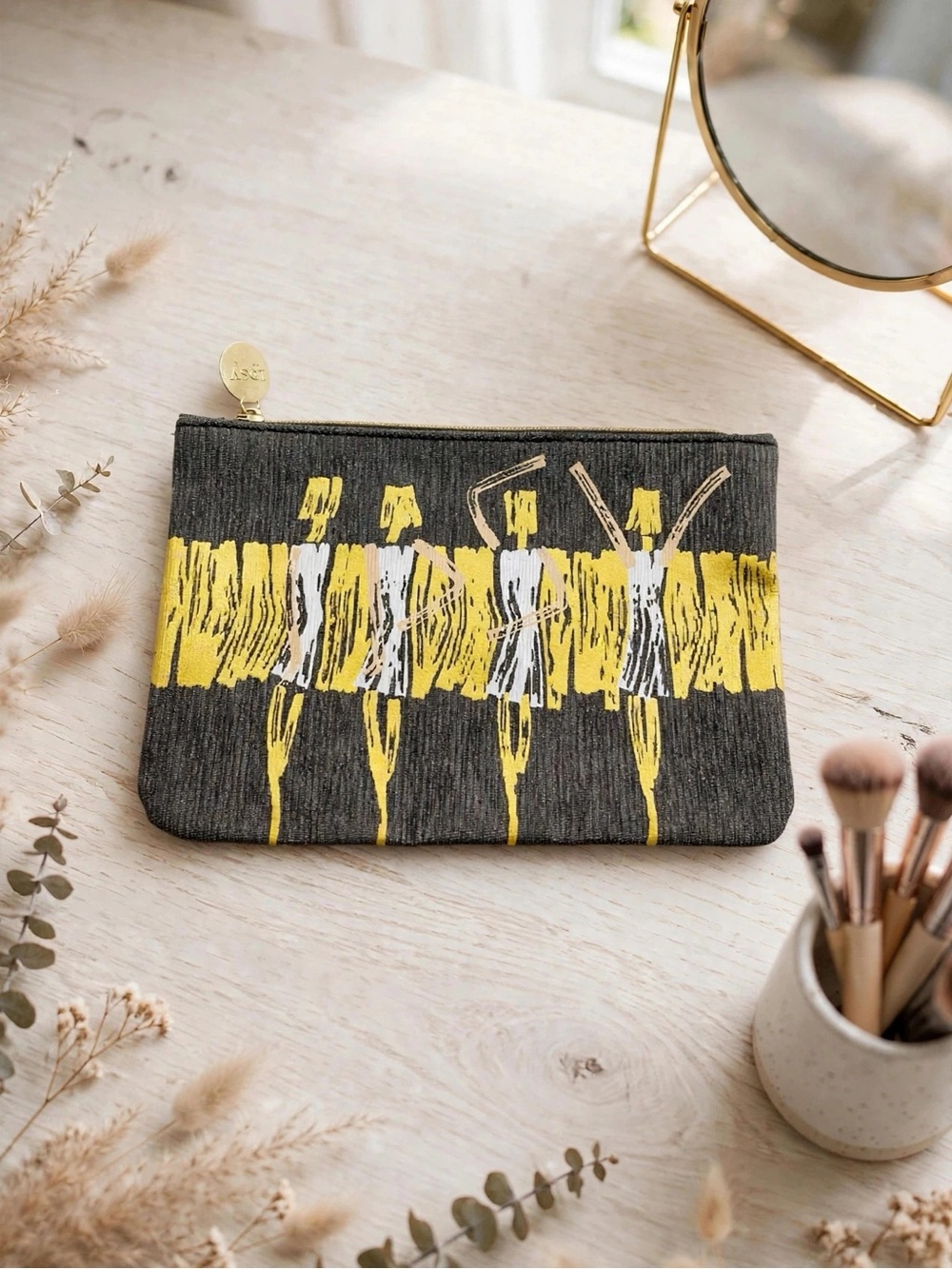 💥 4/$20 🆕 Ipsy Model Print Cosmetic Bag